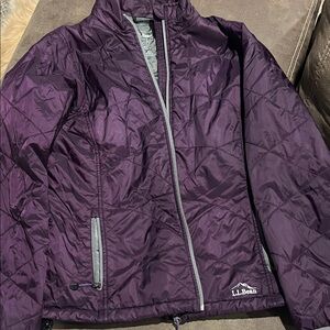 L.L. Bean Deep Purple Quilted Jacket